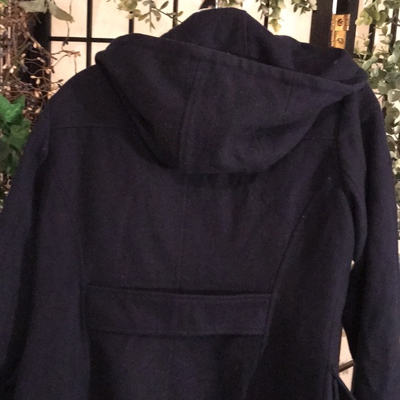 MICHAEL KORS HOODED WOOL BLEND COAT - Picture 3 of 4